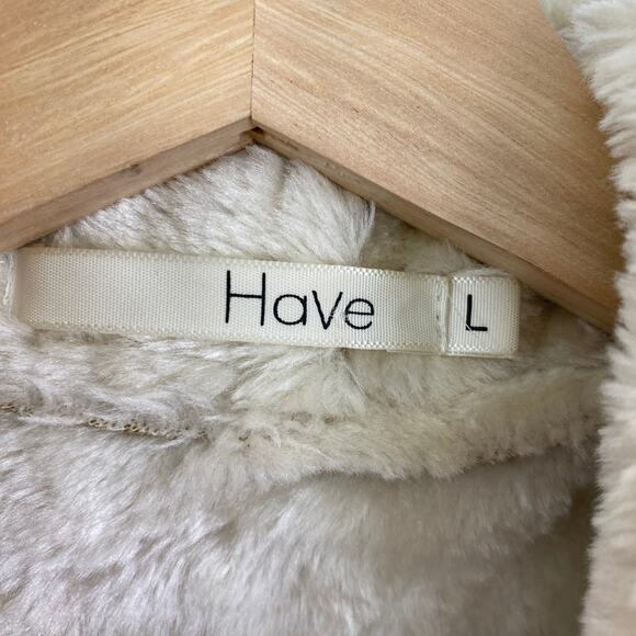 COZYCORE Faux Fur Shearling-Style Vest – Soft Neutral Layer – Women’s L - Picture 3 of 7